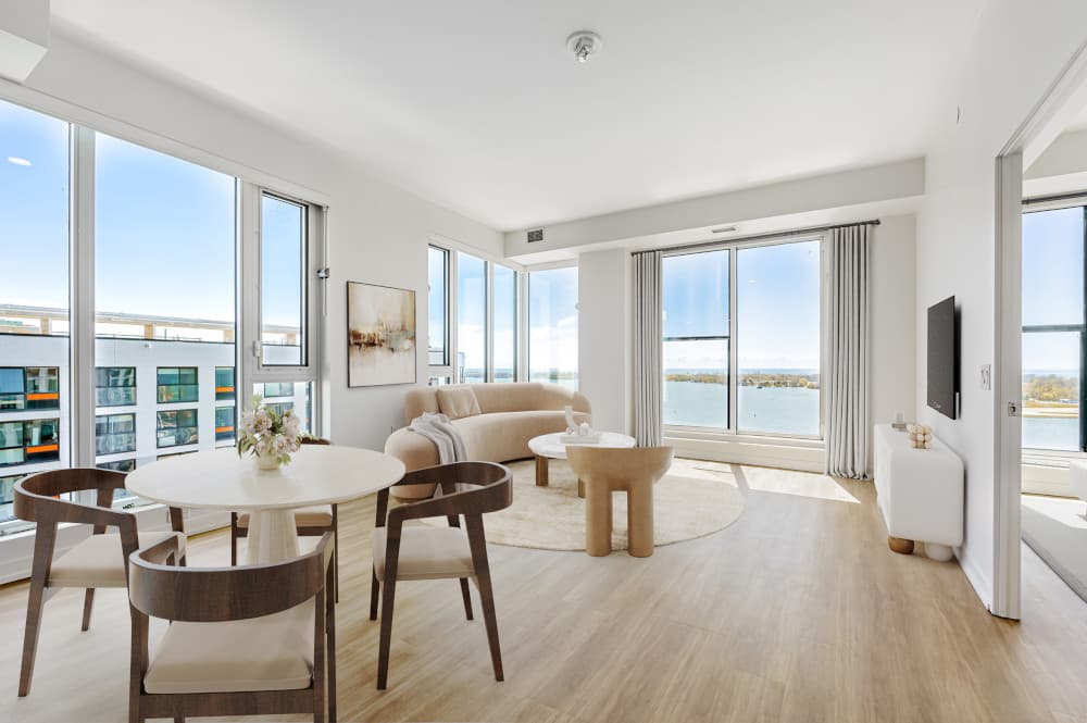 Open Concept Living Area with Views