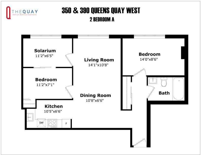 2 Bedroom A Floorplan